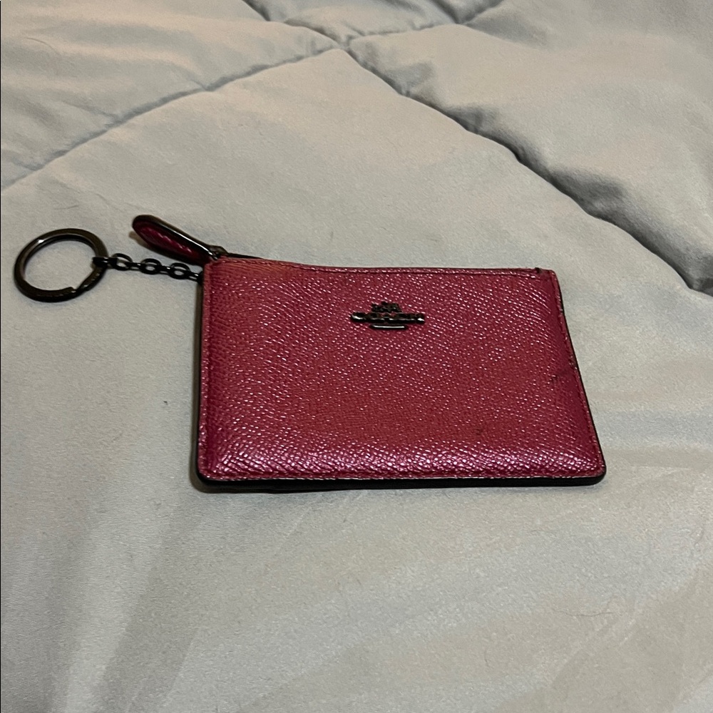 Coach Card Holder with Keychain